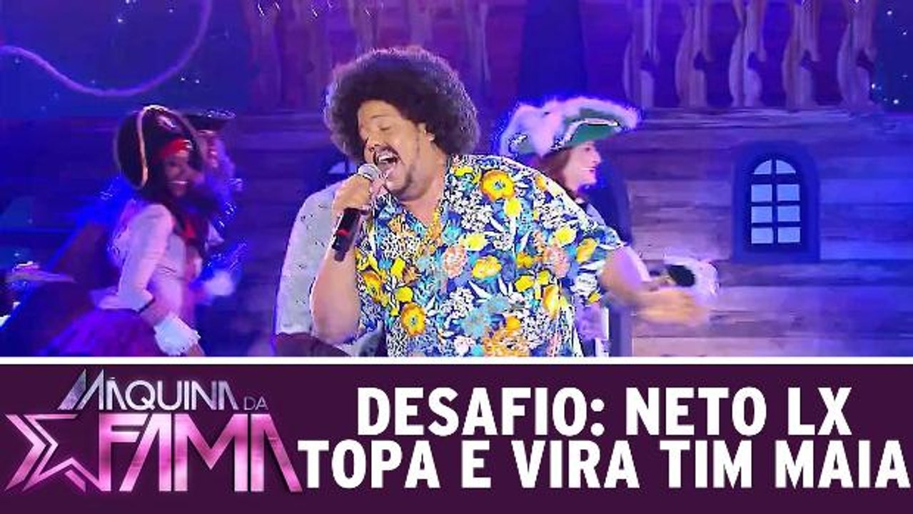 Desafio: Neto LX se transforma em Tim Maia