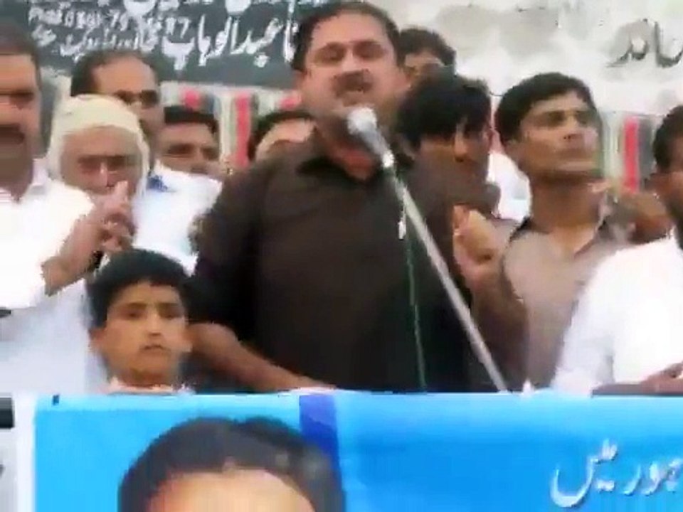 Jamshaid Dasti Openly Cursing and Abusing Sharif Brothers In his Speech