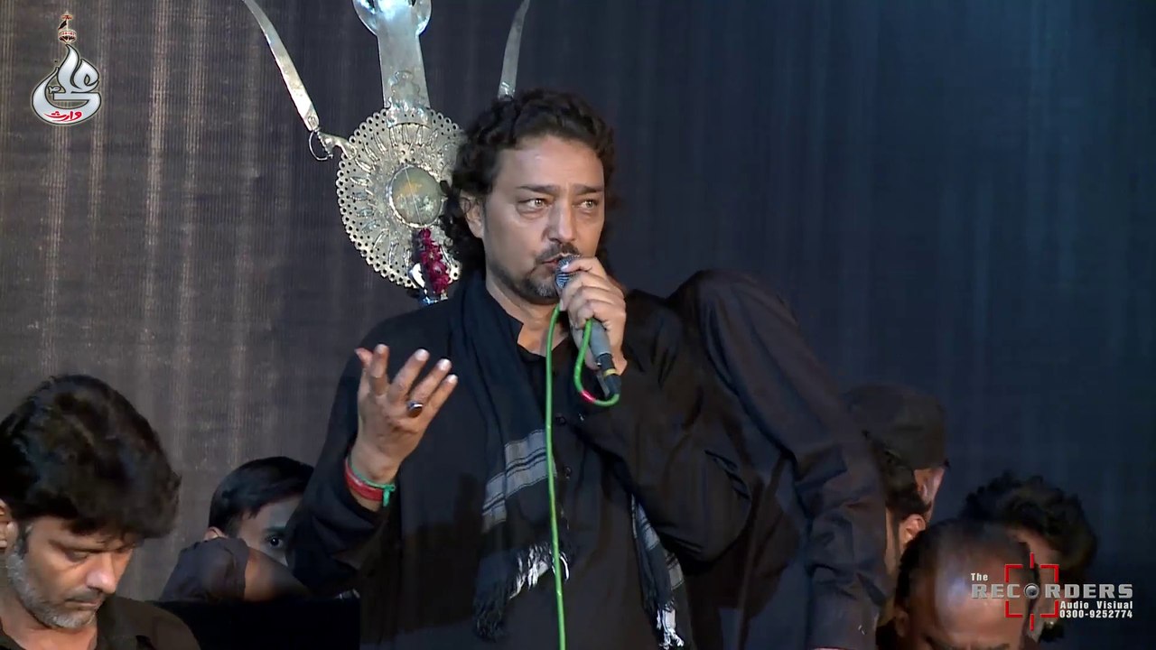 Nasir Zaidi Live Noha Khwani At Farhan Ali Waris Shab-e-Bedari 17th Moharram 2015