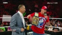 Mr.McMahon & John Cena on CM Punk Shoot Raw 7/4/11