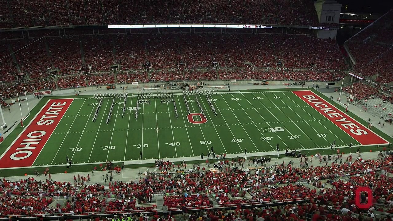 The Ohio State University Marching Band Sept. 6 halftime show