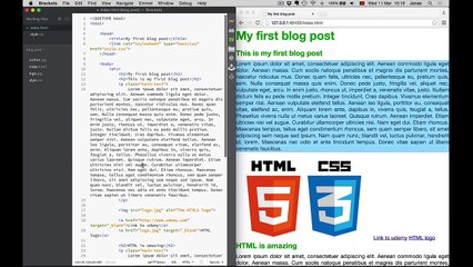 22 Building a simple layout Create a Responsive Website using html5 and css3
