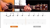 Jouer Redemption song (Bob Marley) - Cours guitare. Tuto   Tab