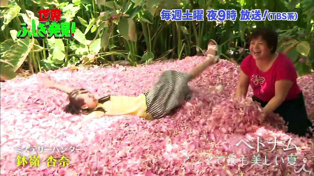 ミステリーハンター鉢嶺杏奈 ベトナムで蓮の花づくし! 8/8（土）『