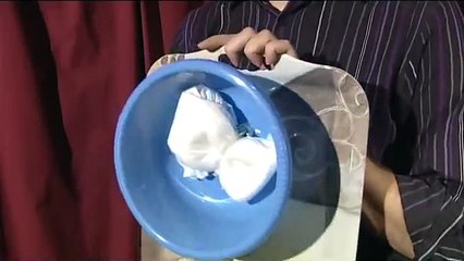 The Vanishing Bowl of Water Trick (Amazing Magic)