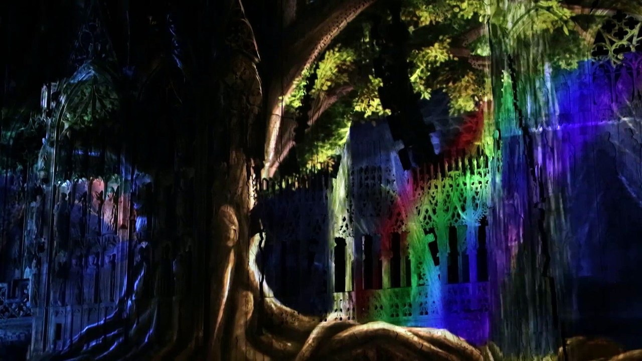 Cathédrale de lumière à Rouen « Viking » : la vidéo intégrale officielle (2015)