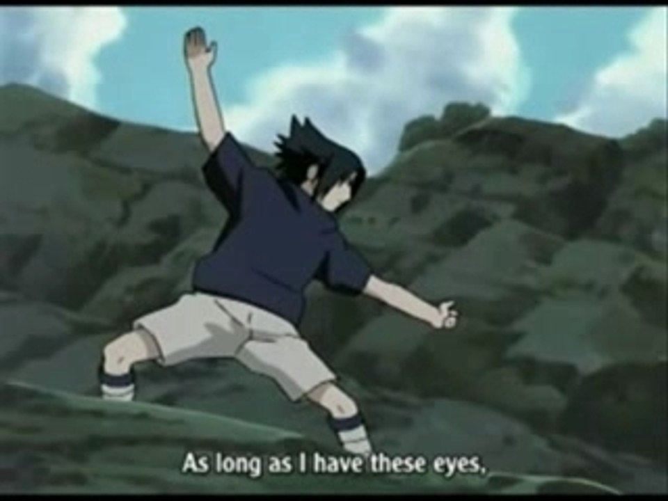 Sasuke vs naruto (sakura)