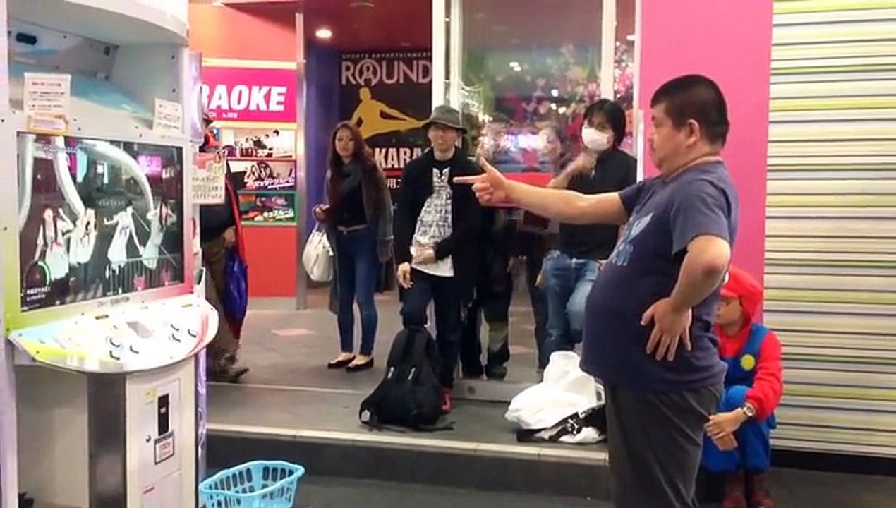 Old Dude Nails Dance Evolution Arcade Game-Funny Entertainment Videos-by Funny Videos Collection