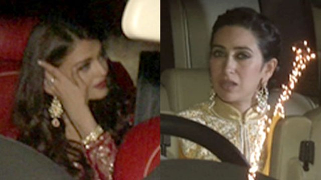 Aishwarya Rai And Other Celebs Celebrate Diwali | Akshay Kumar Diwali Bash 2015