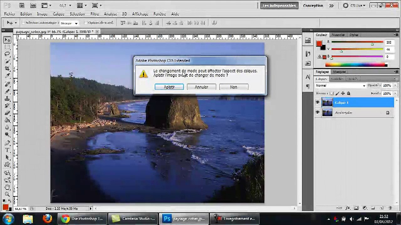 Raviver les couleurs sur photoshop