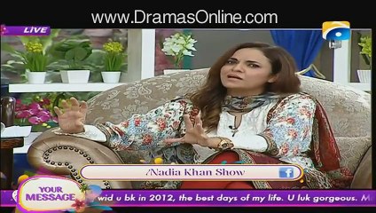 Nadia Khan Show – 10th November 2015 - Part 2/4 - Geo Tv Morning Show - Pakistani Morning Shows