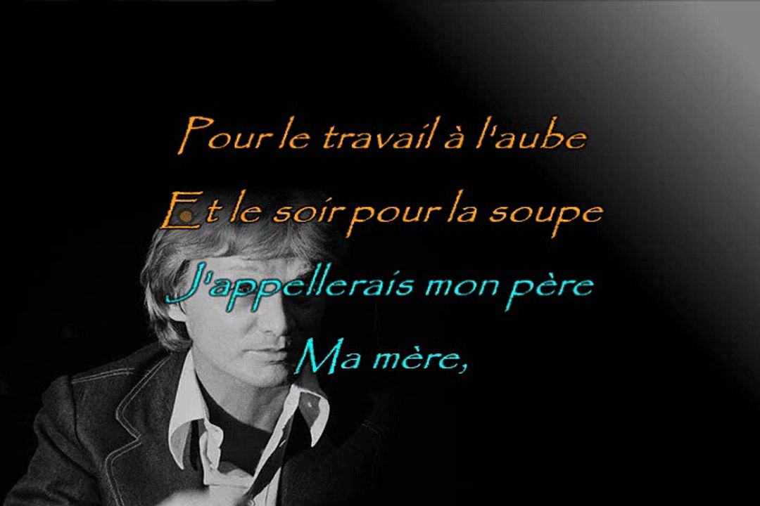 Claude François Si j'avais un marteau karaoké Joseph BULLA