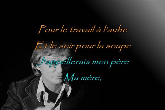 Claude François Si j'avais un marteau karaoké Joseph BULLA
