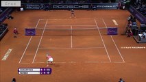 Maria Sharapova's big fall on clay (Stuttgart 2015)