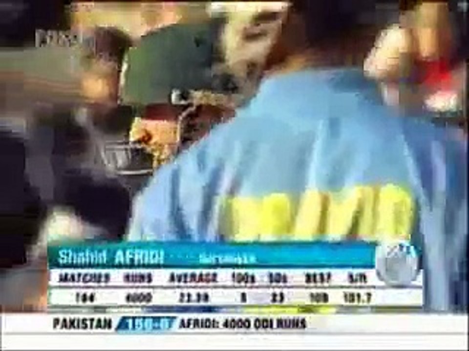 Shahid Afridi vs india
