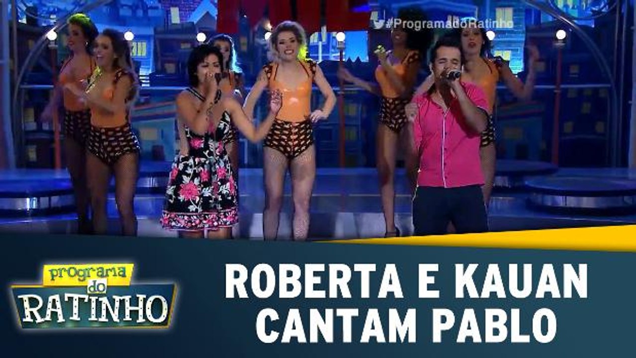 Roberta e Kauan cantam Pablo