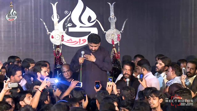 Raza Abbas Shah Live Noha Khwani At Farhan Ali Waris Shab-e-Bedari 17th Moharram 2015