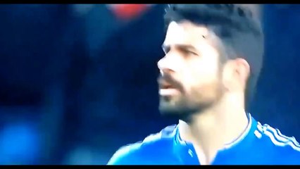 دييجو كوستا مهاجم تشلسي يستفز مدافع ستوك سيتي