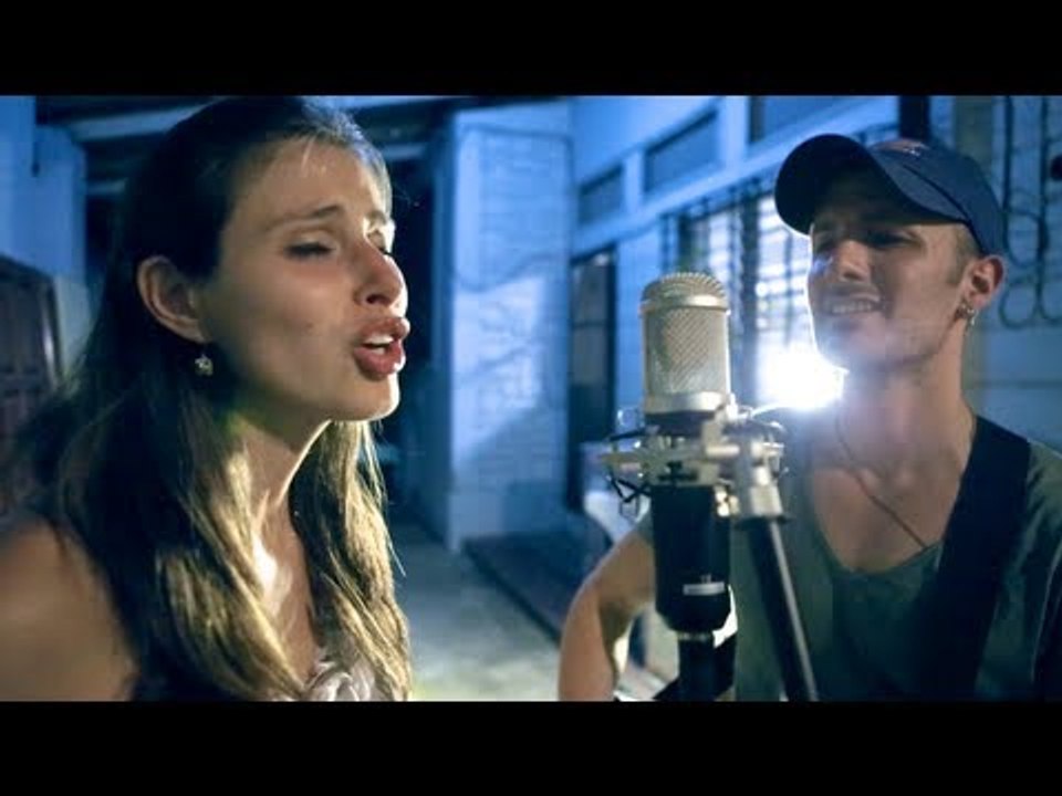 Pretty Russian Girl Sings BISAYA Song "Bisan Pa" w/David DiMuzio