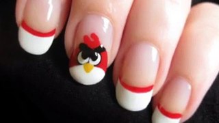 Angry Birds Nail Art