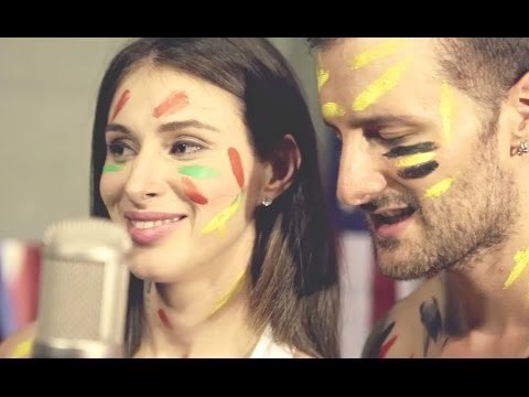 Pretty Russian girl sings FILIPINO song Hanggang w/David DiMuzio