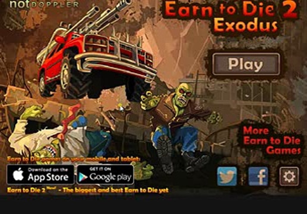 Earn To Die 2 Exodus Hunting funny zombies game