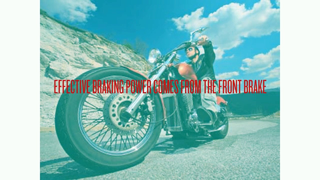 Proper Motorcycle Braking Techniques Can Save Y...