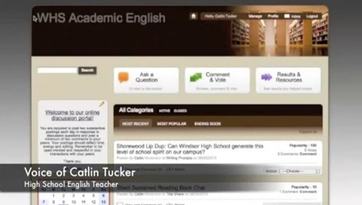 Teacher websites