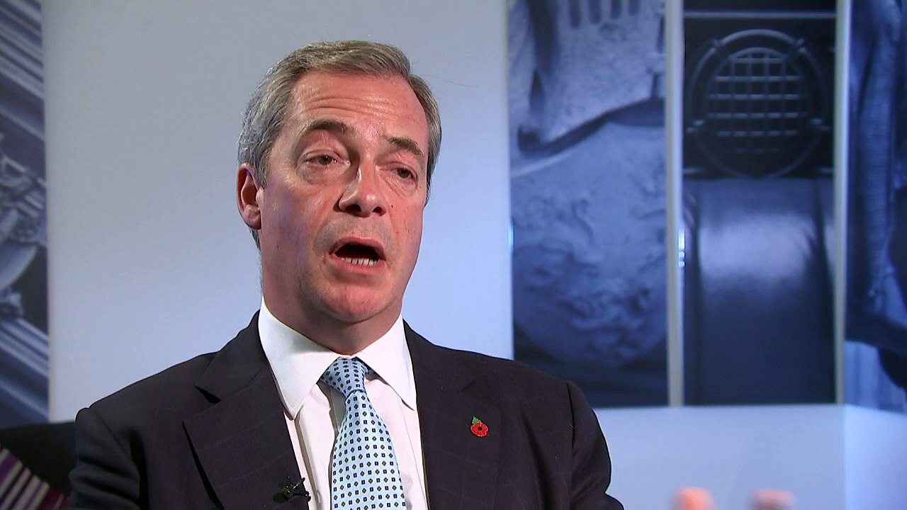 Nigel Farage attacks PM's talks of EU renegotiation