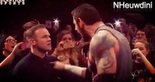 Wayne Rooney Appears On WWE Raw & Slaps Wade Barrett !!