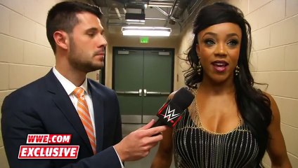 Alicia Fox reveals her new hairdo׃ Raw Fallout, November 2, 2015