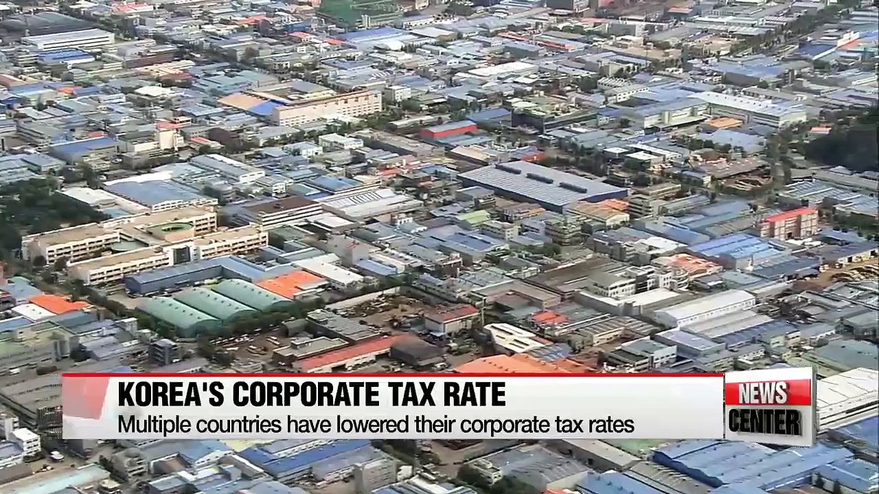 Korea's corporate tax to GDP ratio 6th in OECD