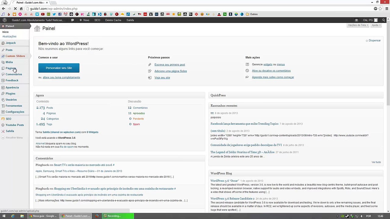 Como Adicionar (Criar) e Publicar Post no Wordpress - PG Dicas