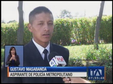 159 jóvenes iniciaron el curso de formación para policías