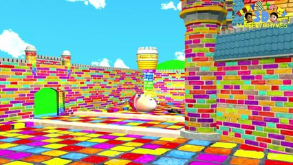 Humpty Dumpty Sat On A Wall ¦ Cartoon Nursery Rhymes ¦ Kids Songs