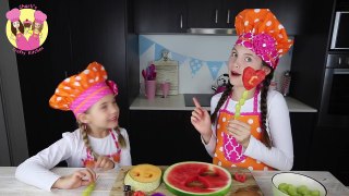 BIRTHDAY FRUIT POPS & VEGGIE MEN 2 Healthy Recipes by Charlis crafty kitchen