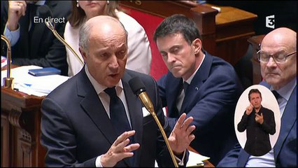 Le lapsus de Laurent Fabius à propos du député LR Claude Goasguen
