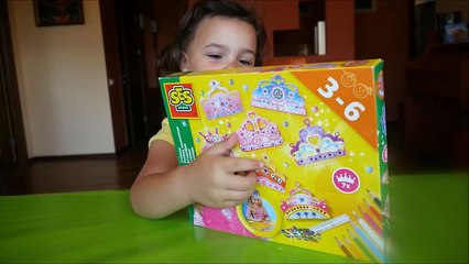 7 DIY Princess Crowns, Paper Crown Toy with GLITTER ❤ get creative ❤