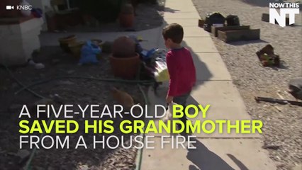 Five-Year-Old Boy Saves Grandmother From Fire