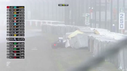 Nakayama Big Crash Aftermath 2015 Super Formula Suzuka 2