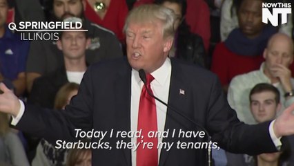 Donald Trump Joins In On The Starbucks Christmas Hysteria