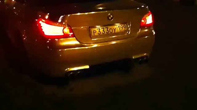 BMW M5 Gold Exhaust Sound