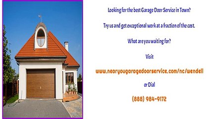 Emergency Garage Door Repair in Wendell, NC