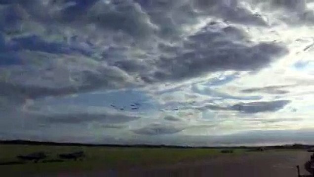 17 Spitfires Duxford Battle of Britain Air Show 2015