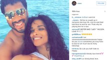 Russell Wilson et Ciara sur les plages Mexicaines