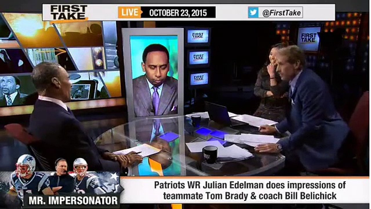 ESPN First Take - Julian Edelman Pokes Fun at Tom Brady and Bill Belichick