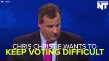 Chris Christie Vetoes Jersey Voting Rights Act