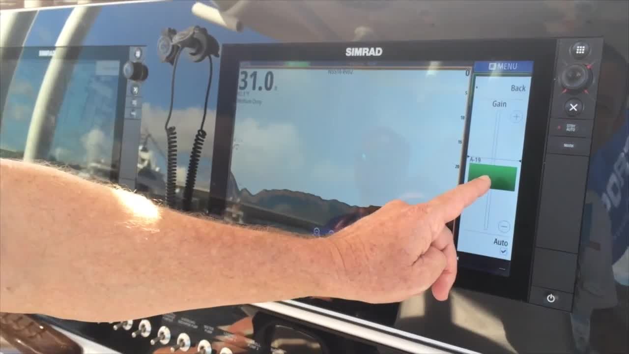 Simrad Demonstration: Setting Gain