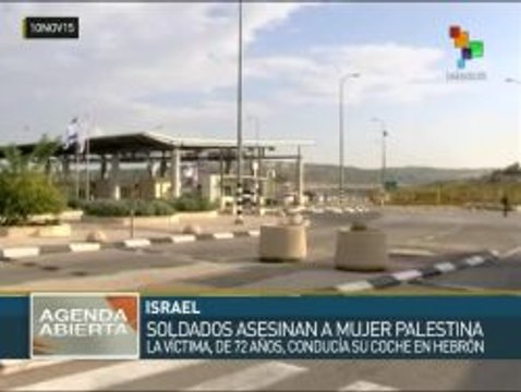 Soldados israelíes asesinan a mujer palestina de 72 años