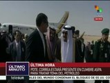 Rafael Correa llega a Arabia Saudita por IV Cumbre ASPA